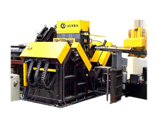 ADM2532 Модель CNC угловой стальной таблицы бурения маркировочной машины PLC двигатель 40 мм Макс бурение