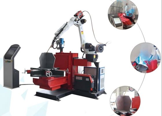 Сварка базы передачи вышек использовать Cnc башни ступня сварки робот 2pcs рабочие столы