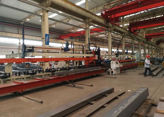 Производственная линия CNC-перфорации плоских пластин продольной балки для тяжелых транспортных средств