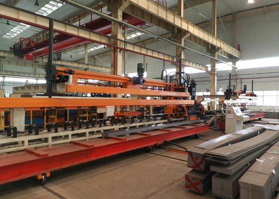 Производственная линия CNC-перфорации плоских пластин продольной балки для тяжелых транспортных средств
