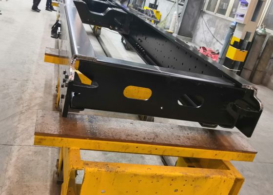 Обработка листового металла 15000x380 мм Размер заготовки 35 тонн CNC-машина для пробивания плит для автомобильной продольной балки