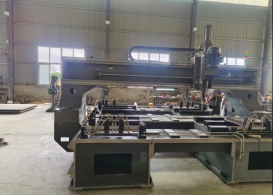 PZ4040/2 Тип Gantry Mobile CNC Drilling Machine Материал перекрытия толщина максимум 100 мм
