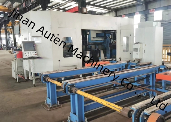 5-30 мм Диаметр бурения 3D CNC H Beam Drilling Tapping And Sawing Machine Line BT40 Свинцовая буровая линия