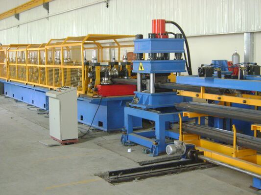 W Shape 2 And 3 Waves Highway Guardrail Steel Plate Roll Forming Machine Cold Rolling Mill