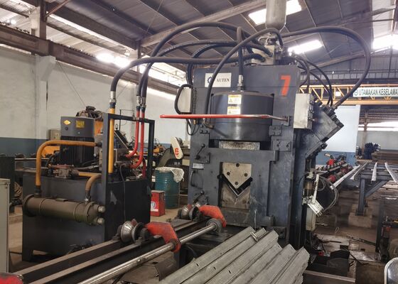 32x7x3m Общий размер Угловой профиль обработки CNC угол Железной стальной башни Машины Линия 3 CNC оси