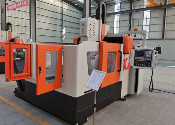 1200x1200мм Размер Фланцы стальных плит Обработка CNC буровой машины 18 мм ширина T-слота