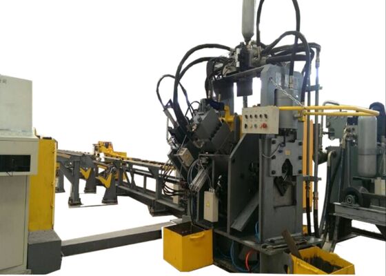 3 Punches Per Side Cnc Angle Steel Metal Punching Cutting Machine Line Model JNC1616