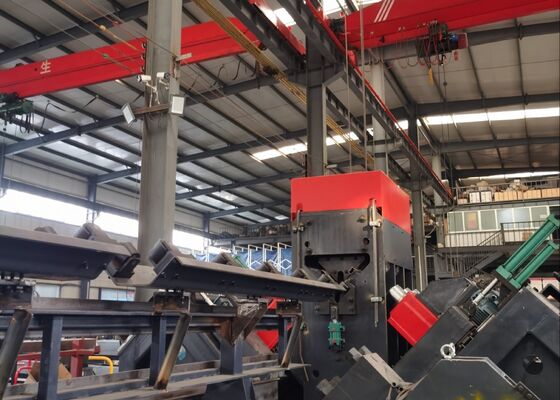 CNC Angle Line Machine Angle Steel Sizes Up To 250x250x32m With Drilling Marking Capabilities