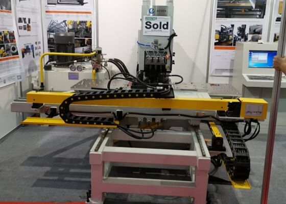 Применяется в стальной конструкции промышленности CNC плита перфорационная машина 800/1200KN сила маркировки