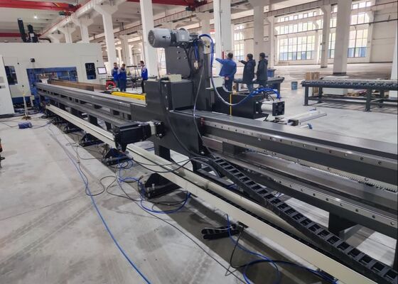 Модель BHD700 Cnc I Beam Drilling Cutting Machine Линия Φ5?? φ30 мм Диаметр отверстия главного шпинделя