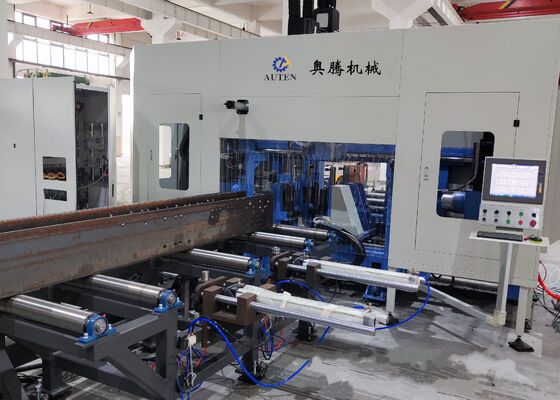 Модель BHD700 Cnc I Beam Drilling Cutting Machine Линия Φ5?? φ30 мм Диаметр отверстия главного шпинделя