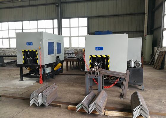 CNC угловой стальной корневой фрезерной машины для обработки внутренней дуги угловой стали