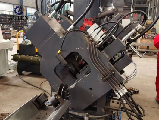 Model JNC2020 High Speed CNC Angle Punching Marking Cutting Machine 3 Punches Per Side