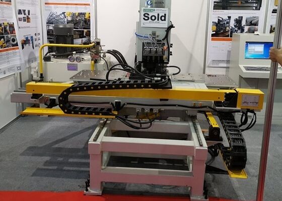 CNC Plate Punching And Marking Machine Steel Plates Used In Transmission Tower