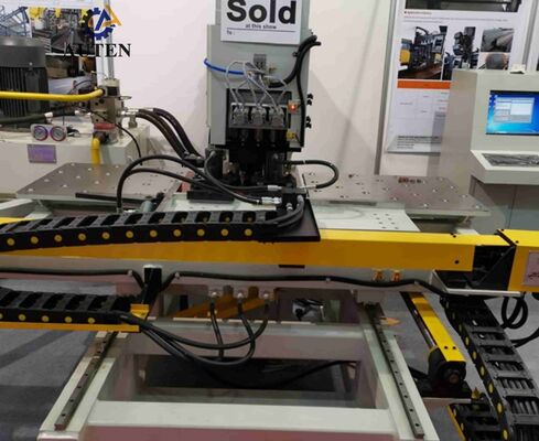 CNC Plate Punching Machine Providing Punching And Marking Solutions With Min Distance Between Hole And Plate Edge 25mm
