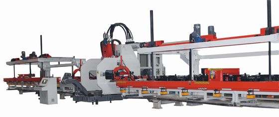 Высококонфигурированная мощность 60 кВт CNC-плита 3 оси Автоматическая перфорационная машина Гидравлическая перфорационная машина продольных балки