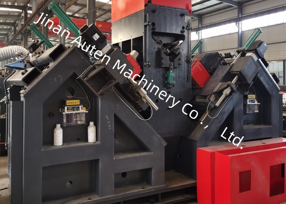 Линия гидравлической CNC угло-сверлильной машины общей мощностью 150 кВт, скорость вращения шпинделя 6000 об/мин
