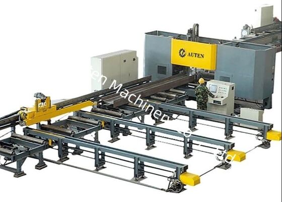 7 CNC оси Промышленность Сталь CNC Металл Cnc 3D H I Beam Drilling Cutter Machine Управление ПЛС
