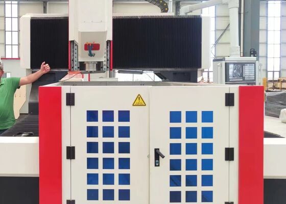 1200x1200мм Размер Фланцы стальных плит Обработка CNC буровой машины 18 мм ширина T-слота