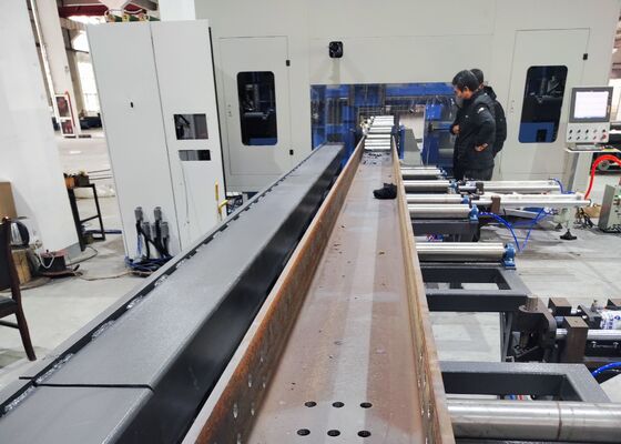 Промышленность стальных конструкций Высокоскоростная CNC H Beam Drilling Machine BT40 Основной шпиндель