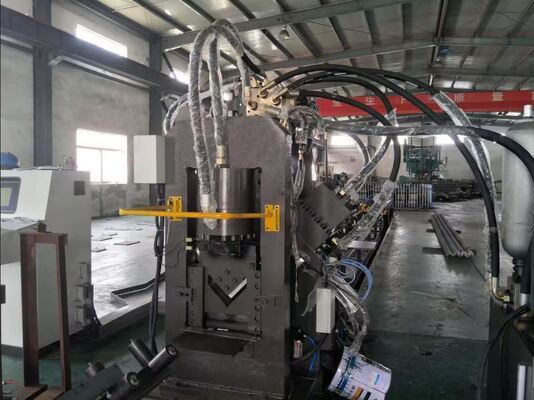 Интегрированная 3-в-1 CNC стальная линия изготовления для угловой плоской стойки канал стальной обработки