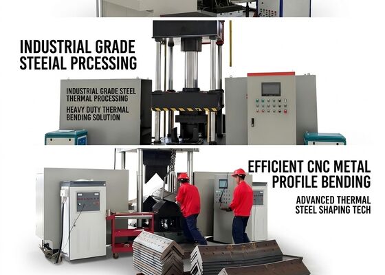 Модель HQ250-700 CNC тепловая машина для нагрева и изгиба для промышленности угловой стальной башни