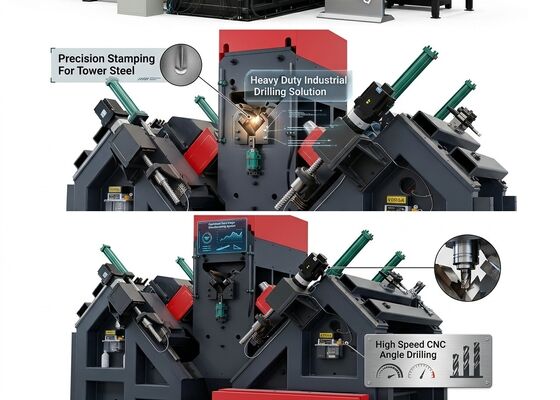 Модель JNC2532 Cnc Angle Steel Drilling Marking Processing Line с каналом питания