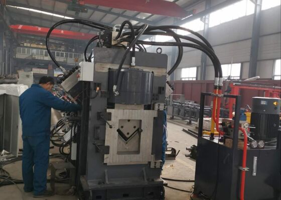 Водяное охлаждение Гидравлическая система CNC угловая металлическая перфорационная режущая машина 2 перфорации с каждой стороны